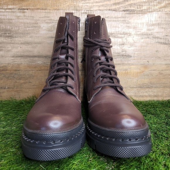 New Steve Madden Jasimyn Combat Boots - Picture 5 of 10